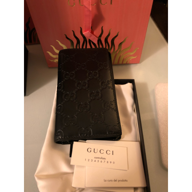 Gucci - グッチ シグネチャー レザーiPhone 7/8 ウォレットケースのんのん様専用の通販 by ttcrrmm's shop｜グッチならラクマ