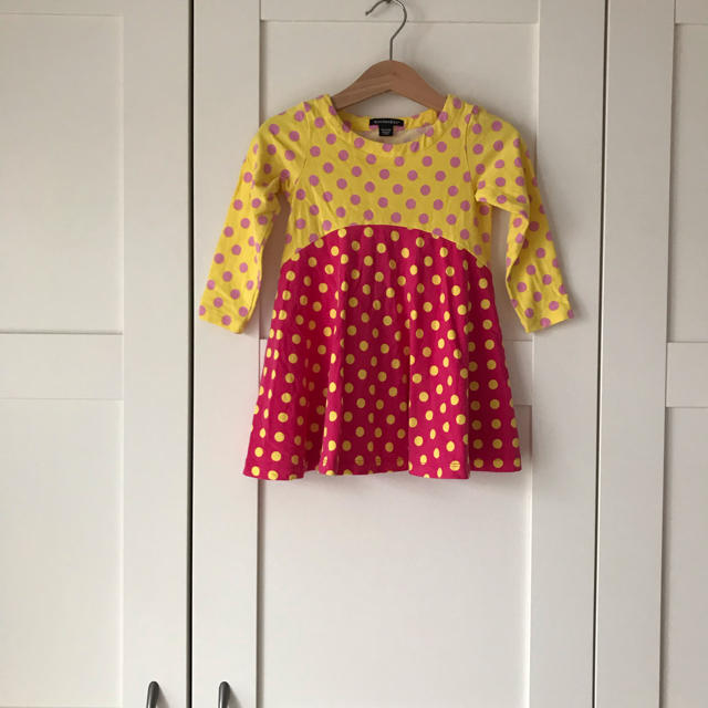 marimekko(マリメッコ)のmarimekko 86/18M ドットワンピ キッズ/ベビー/マタニティのベビー服(~85cm)(ワンピース)の商品写真