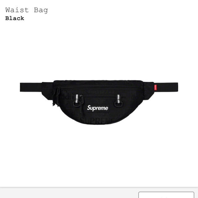 Supreme 19SS Waist Bag