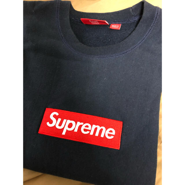 Supreme(シュプリーム)のsaki様専用 supreme boxlogo crewneck 15aw S メンズのトップス(スウェット)の商品写真