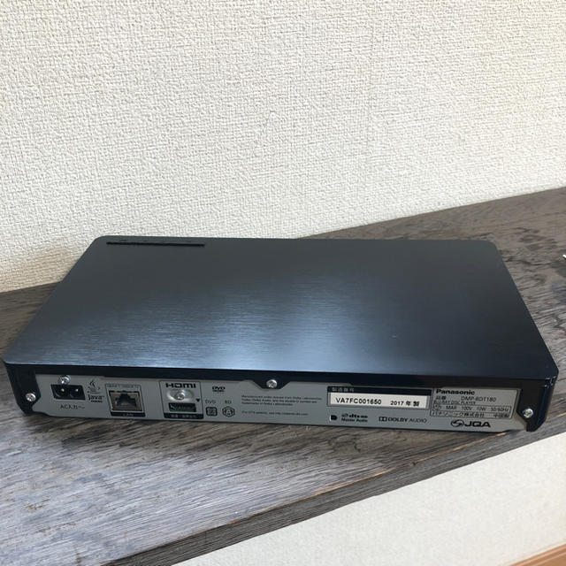 Panasonic(パナソニック)の中古パナソニック ブルーレイプレーヤー 4K DMP-BDT180 スマホ/家電/カメラのテレビ/映像機器(ブルーレイプレイヤー)の商品写真