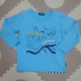 クレードスコープ(kladskap)の電車柄の長袖Tシャツ(Tシャツ/カットソー)