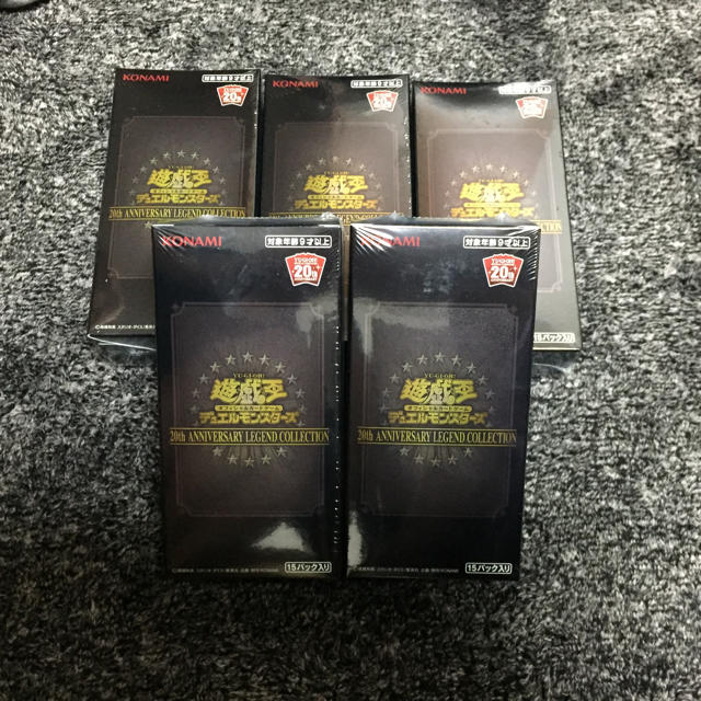 遊戯王 - レジェコレ 最安値‼︎ 未開封 ５BOXセット 「１BOXあたり5500