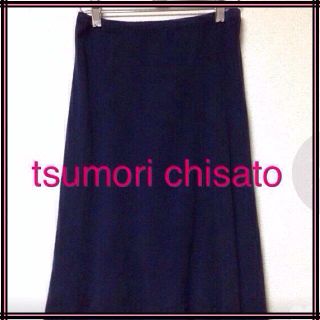 ツモリチサト(TSUMORI CHISATO)のツモリチサト 無地スカート(ひざ丈スカート)