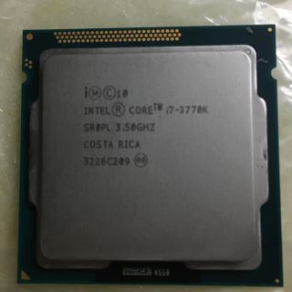 インテレクション(INTELECTION)のIntel Core i7 3770k 中古品(PCパーツ)