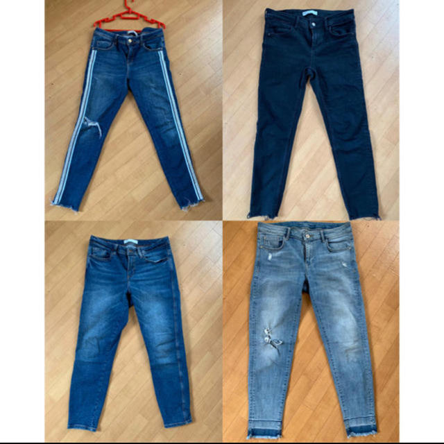 ZARA 38. 40.デニム 4本セット