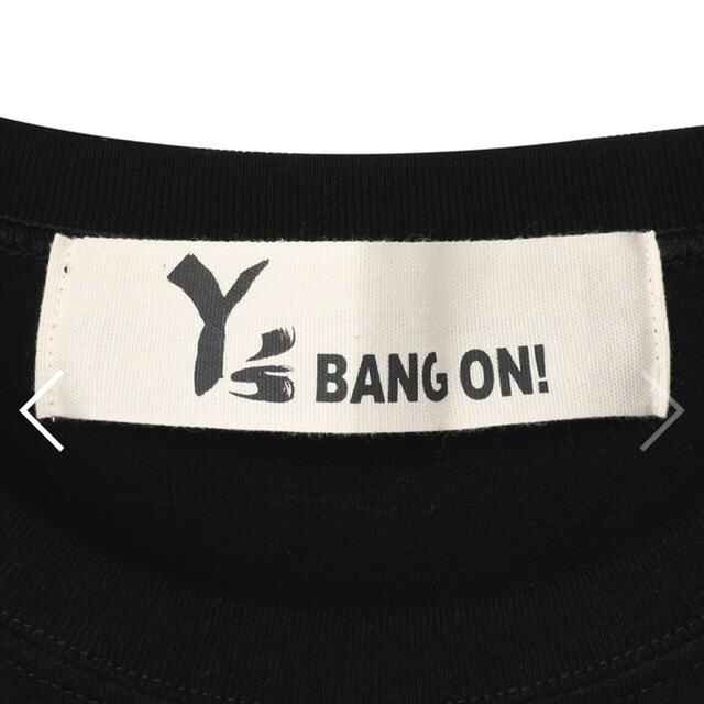 Yohji Yamamoto(ヨウジヤマモト)のY's bang on デカロゴ ロングTシャツ yohji yamamoto メンズのトップス(Tシャツ/カットソー(七分/長袖))の商品写真