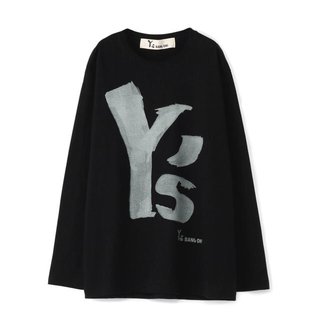 ヨウジヤマモト(Yohji Yamamoto)のY's bang on デカロゴ ロングTシャツ yohji yamamoto(Tシャツ/カットソー(七分/長袖))