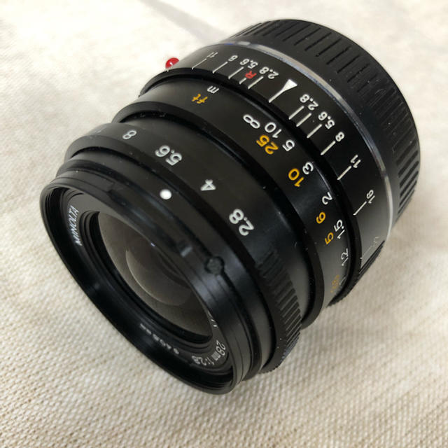 ミノルタ M-ROKKOR 28mm f2.8 レンズ ミノルタ M-ROKKOR 28mm f2.8 レンズ