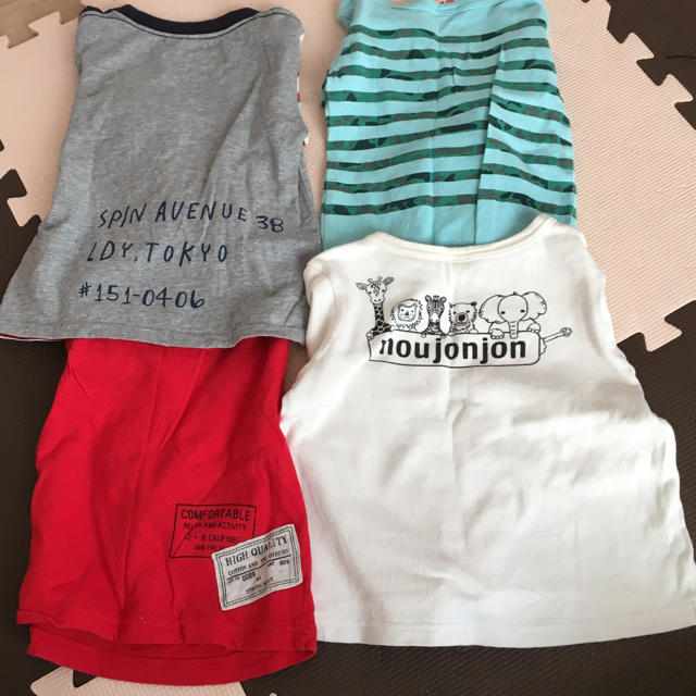 JUNK STORE(ジャンクストアー)のロンT 4枚 男の子 キッズ/ベビー/マタニティのキッズ服男の子用(90cm~)(Tシャツ/カットソー)の商品写真