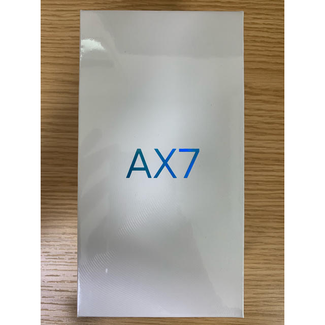 【新品・送料無料】OPPO AX7 6.2インチ SIMフリースマホ ゴールド