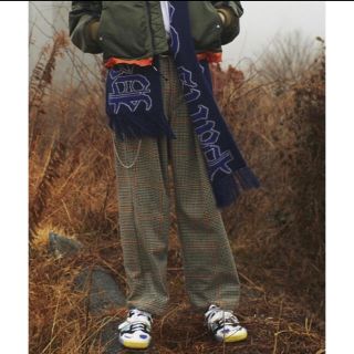 ジエダ(Jieda)のjieda 18aw 3タックハウンドトゥースパンツ(スラックス)