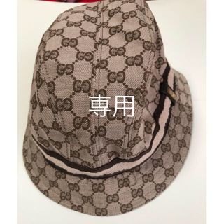 グッチ(Gucci)のGUCCI グッチ ハット GGキャンバス ピンク(ハット)