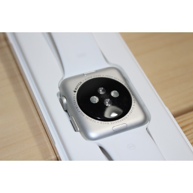 Apple Watch(アップルウォッチ)のApple watch 初代【白バンド】 メンズの時計(腕時計(デジタル))の商品写真