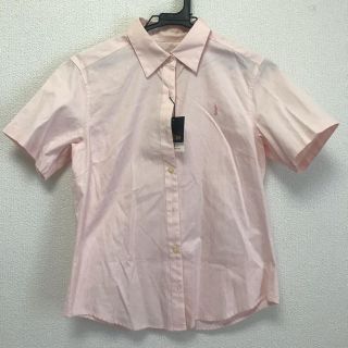 イーストボーイ(EASTBOY)の【新品タグ付き】半袖シャツ ピンク 制服 汚れあり イーストボーイ(シャツ/ブラウス(半袖/袖なし))