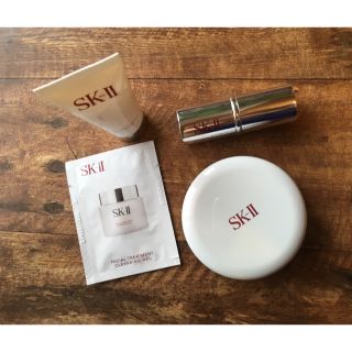 エスケーツー(SK-II)のsk2 ファンデーションケース ブラシ クレンジング 洗顔料 セット(ファンデーション)