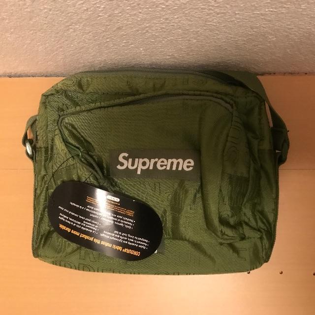 ※送料込 supreme shoulder bag カーキ 19ss