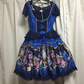 メタモルフォーゼタンドゥフィーユ(metamorphose temps de fille)のdressroomシフォンドレープJSK(ひざ丈ワンピース)