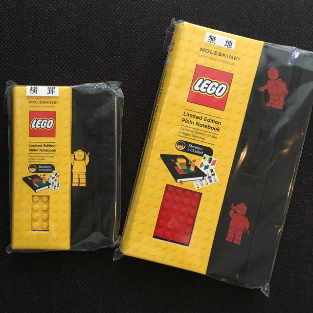 Lego(レゴ)のMOLESKINE×LEGOコラボノート インテリア/住まい/日用品の文房具(ノート/メモ帳/ふせん)の商品写真