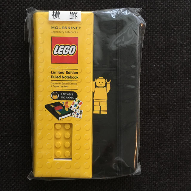 Lego(レゴ)のMOLESKINE×LEGOコラボノート インテリア/住まい/日用品の文房具(ノート/メモ帳/ふせん)の商品写真