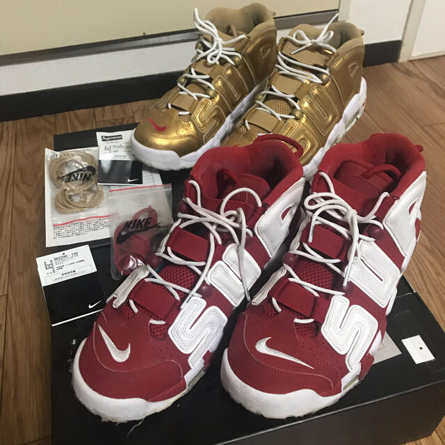 Supreme(シュプリーム)のSupreme NIKE AIR MORE UP TEMPO 27.5 メンズの靴/シューズ(スニーカー)の商品写真