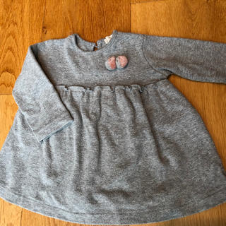 ザラキッズ(ZARA KIDS)のZARA ポンポン付きワンピース(ワンピース)