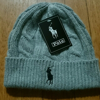 ポロラルフローレン(POLO RALPH LAUREN)の新品 polo ラルフローレンニット帽(ニット帽/ビーニー)