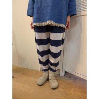 ナチュラルランドリー(NATURAL LAUNDRY)のナチュラルランドリー✨NATURAL LAUNDRY ボーダーパンツ(カジュアルパンツ)