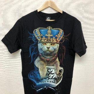 ラスト１枚　猫王様シャツ(Tシャツ/カットソー(半袖/袖なし))