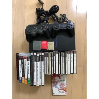 プレイステーション2(PlayStation2)のプレイステーション2本体とプレステソフト色々(家庭用ゲーム機本体)