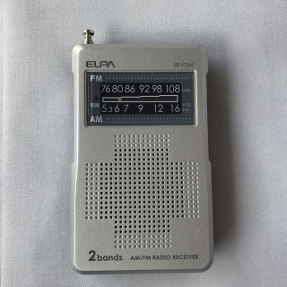 エルパ(ELPA)のELPA AM/FMコンパクトラジオ ER-P26F(ラジオ)