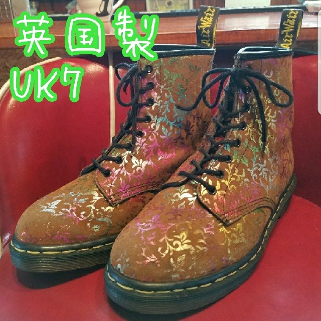 Dr.Martens(ドクターマーチン)の英国製 ボタニカル柄 メンズの靴/シューズ(ブーツ)の商品写真