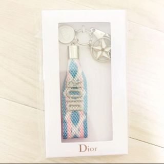 ディオール(Dior)の新品未使用  Dior ディオール キーホルダー ブルー (キーホルダー)