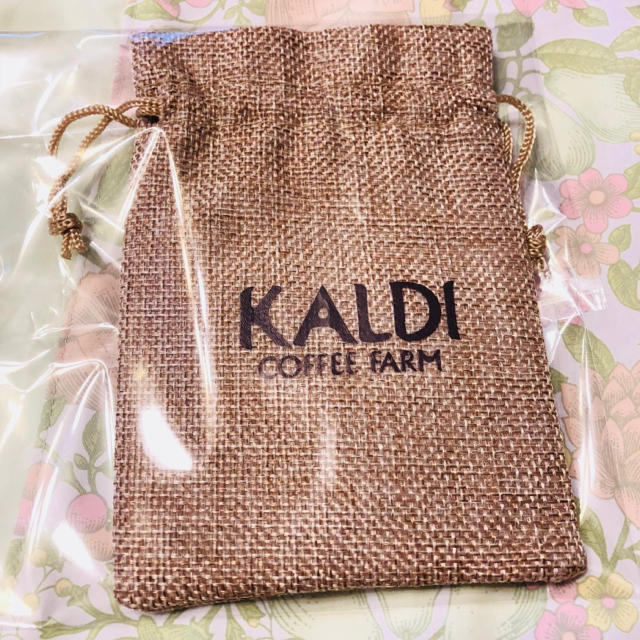 KALDI(カルディ)の新品未使用♡カルディ 巾着袋 レディースのバッグ(ショップ袋)の商品写真