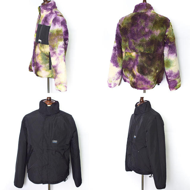 Stussy 新作 Micro Fleece Jacket タイダイ