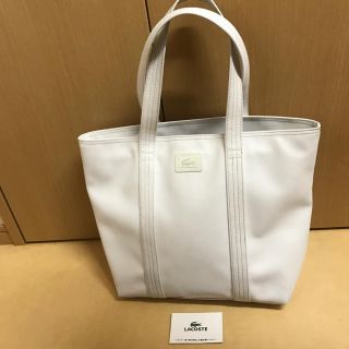 ラコステ(LACOSTE)のLACOSTE トートバッグ ホワイ(トートバッグ)