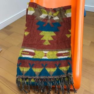 チチカカ(titicaca)のチチカカ titicacaロングマフラー 総柄 エスニック   美品(マフラー/ショール)