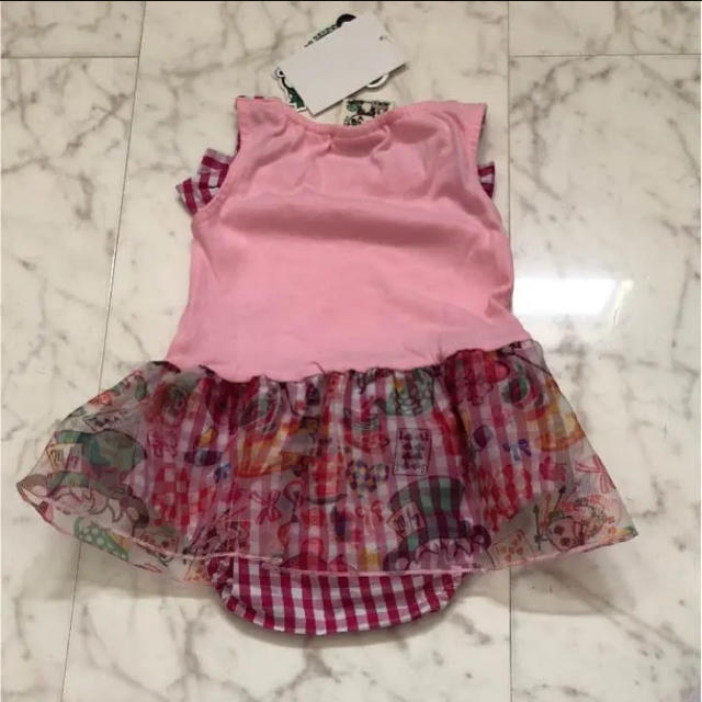 GrandGround(グラグラ)の新品☆グラグラ ロンパース☆90 キッズ/ベビー/マタニティのキッズ服女の子用(90cm~)(その他)の商品写真