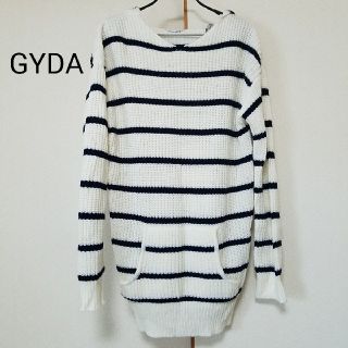 ジェイダ(GYDA)のGYDA ボーダーニット チュニック丈(ニット/セーター)