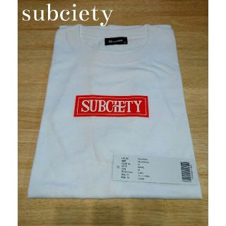 サブサエティ(Subciety)のhiro様専用！新品未使用！subciety ボックスロゴ Tシャツ M(Tシャツ/カットソー(半袖/袖なし))