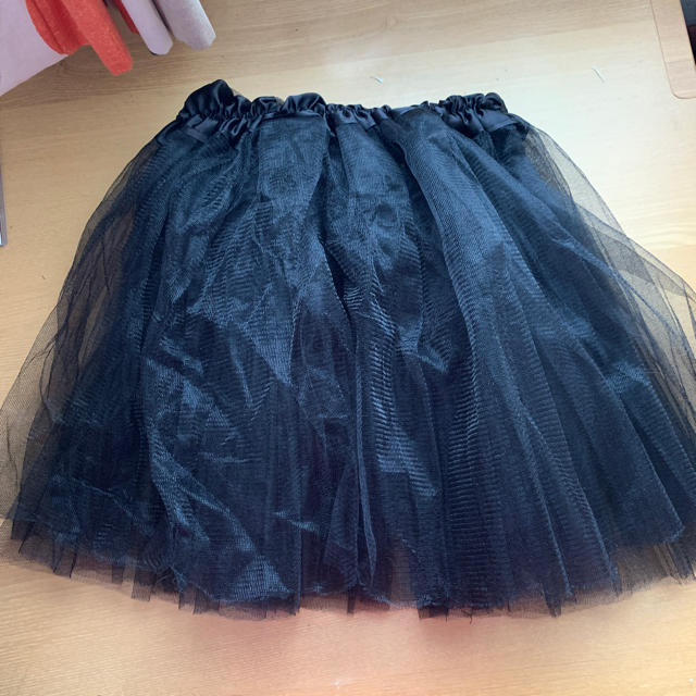 黒 パニエ レディースのスカート(ミニスカート)の商品写真
