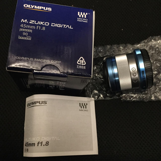 OLYMPUS(オリンパス)の：Olympus digital m.zuiko 45mm f1.8  スマホ/家電/カメラのカメラ(レンズ(単焦点))の商品写真