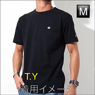 チャンピオン(Champion)のChampion Tシャツ 黒 Supreme EMODA Ungrid好きに(Tシャツ/カットソー(半袖/袖なし))