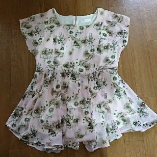 チェリーアン(cherry Ann)のCherryAnn＊花柄シフォントップスF(シャツ/ブラウス(半袖/袖なし))