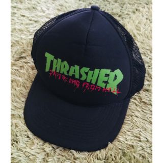 スラッシャー(THRASHER)のthrasher キャップ 黒(キャップ)