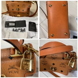 MCM - MCM ヘリテージサッチェルバッグ ミニショルダーバッグの通販 by