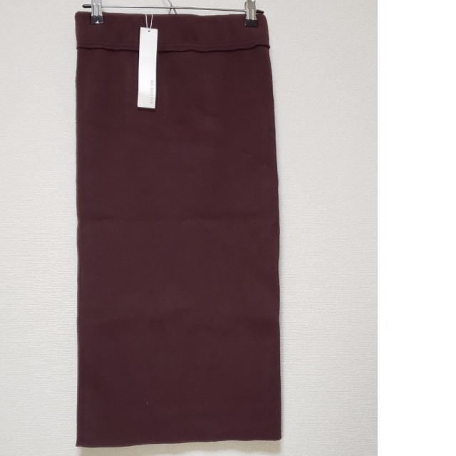 TOMORROWLAND(トゥモローランド)のGALERIE VIE ギャルリー・ヴィー コットンリブタイトスカート レディースのスカート(ロングスカート)の商品写真