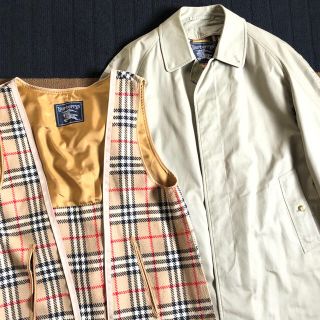 バーバリー(BURBERRY)の90s Burberrys バーバリーズ ステンカラーコート ノバチェック(ステンカラーコート)