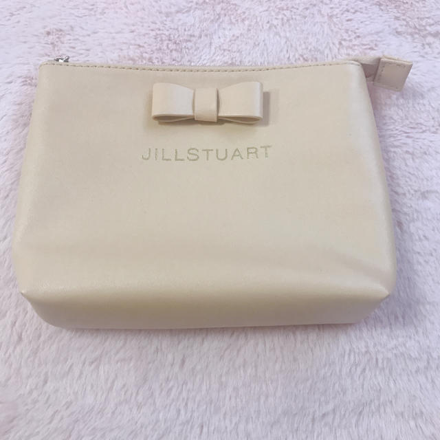 JILLSTUART(ジルスチュアート)の【JILL STUART】 リボン付き ポーチ レディースのファッション小物(ポーチ)の商品写真