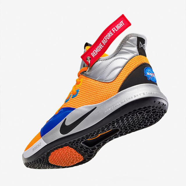 NIKE(ナイキ)の【28.5cm】NASA × NIKE PG 3 TOTAL ORANGE メンズの靴/シューズ(スニーカー)の商品写真